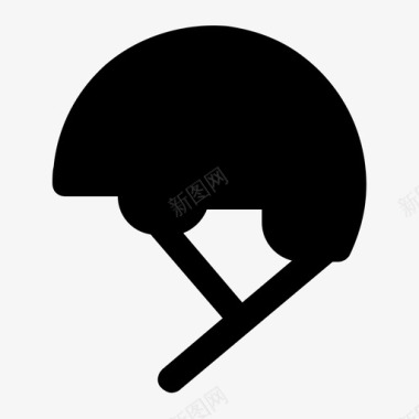 滑板头盔运动图标图标