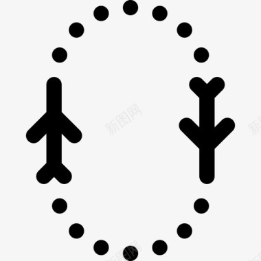 107号机场线路图标图标