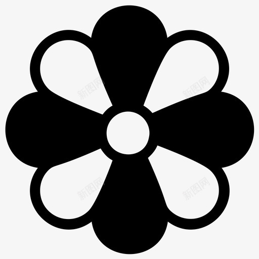 花装饰花花装饰图标svg_新图网 https://ixintu.com 图案 符号 花花 装饰 设计