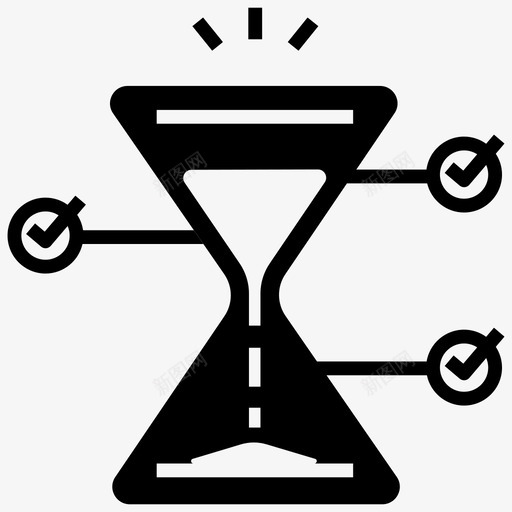 时间管理效率生活技能图标svg_新图网 https://ixintu.com 效率 时间管理 生产力 生活技能 生活技能自我提高