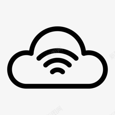 云连接互联网网络图标图标