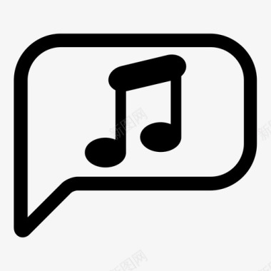 唱歌旋律音乐图标图标