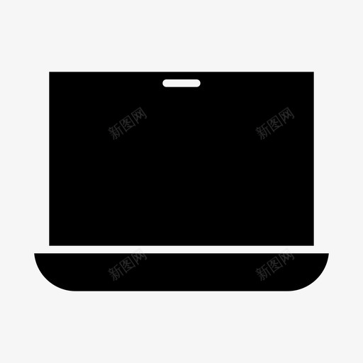 笔记本电脑在线技术图标svg_新图网 https://ixintu.com 作品 在线 媒体和技术字形 工作 技术 笔记本电脑
