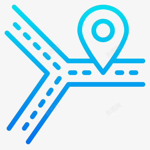 位置导航和地图1坡度图标svg_新图网 https://ixintu.com 位置 地图 坡度 导航