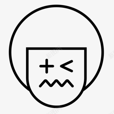 男孩表情符号脸图标图标