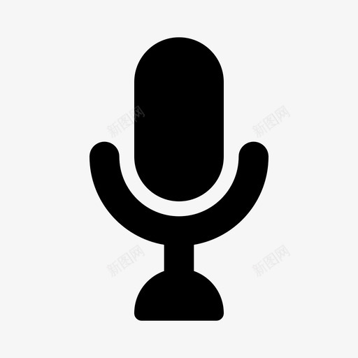 麦克风录音扬声器图标svg_新图网 https://ixintu.com 录音 扬声器 混合通信和ui包标志符号 语音 麦克风