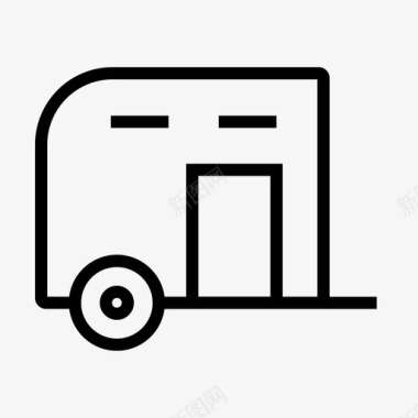 拖车公共汽车卡车图标图标