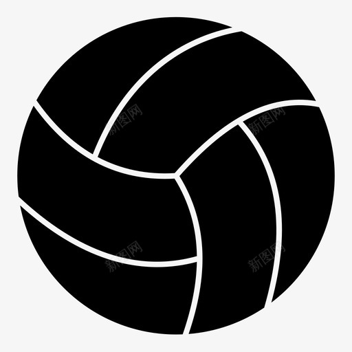 排球篮筐游戏图标svg_新图网 https://ixintu.com 体育 字形 实心 排球 游戏 篮筐