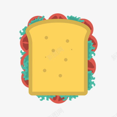 三明治食品和饮料29平的图标图标