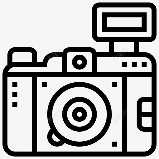 lomo相机经典图标svg_新图网 https://ixintu.com lomo 复古 摄影 旅行 相机 经典