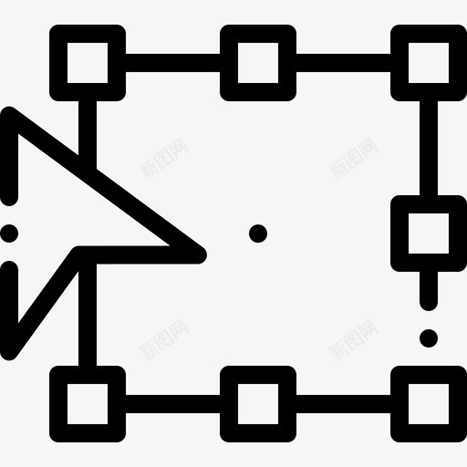 自由变换编辑线性图标svg_新图网 https://ixintu.com 变换 线性 编辑 自由