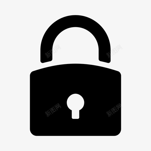 锁隐私安全图标svg_新图网 https://ixintu.com 图标 安全 混合 隐私