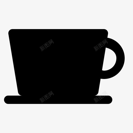 玻璃杯咖啡厨师图标svg_新图网 https://ixintu.com 厨师 厨房 咖啡 工具 玻璃杯
