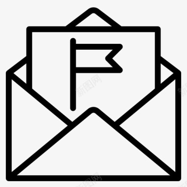 旗帜联系我们60直线图标图标