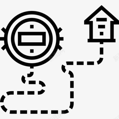 真空domotics27线性图标图标