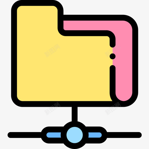 文件夹数据库和服务器11线性颜色图标svg_新图网 https://ixintu.com 数据库 文件夹 服务器 线性 颜色