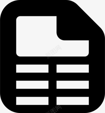 电子表格文件文件类型图标图标