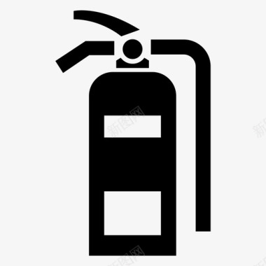 灭火器建筑师建筑图标图标