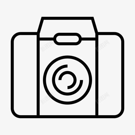 数码相机照片记录图标svg_新图网 https://ixintu.com 摄像机 数码相机 照片 视频 记录