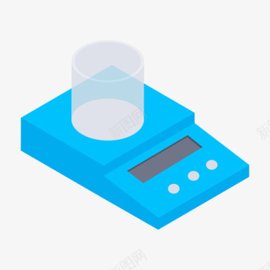 重量实验室科学扁平图标图标