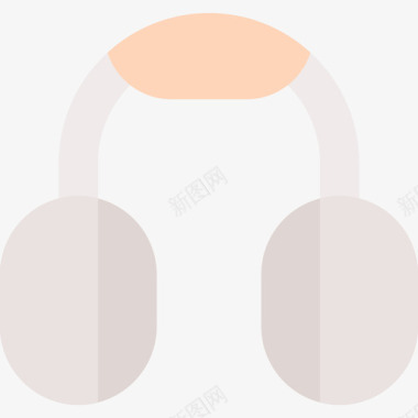 耳机技术设备2扁平图标图标