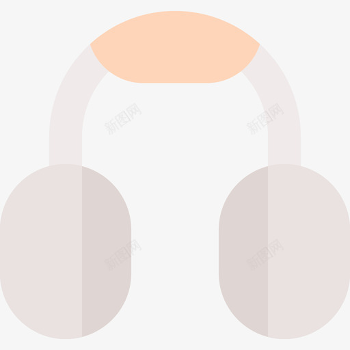 耳机技术设备2扁平图标svg_新图网 https://ixintu.com 扁平 技术 耳机 设备