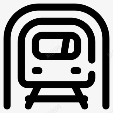 地铁货物物流图标图标