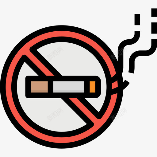 禁止吸烟72号餐厅正色图标svg_新图网 https://ixintu.com 72号餐厅 正色 禁止吸烟