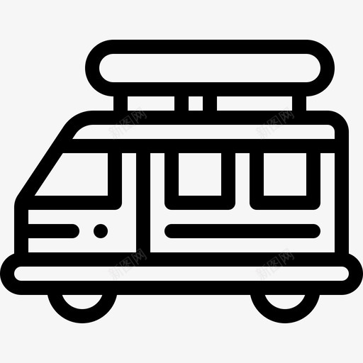 货车自由时间30直线型图标svg_新图网 https://ixintu.com 时间 直线 线型 自由 货车