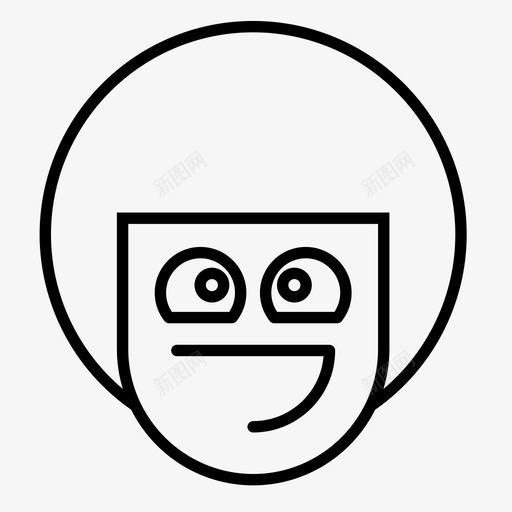 男孩表情符号头图标svg_新图网 https://ixintu.com 1行 微笑 男孩 符号 表情