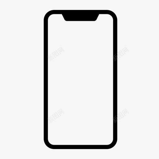 iphone苹果手机图标svg_新图网 https://ixintu.com handy iphone 手机 苹果