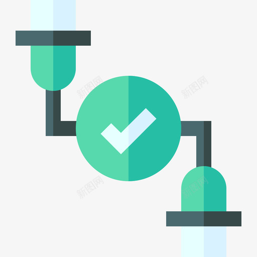 连接成功计算机39扁平图标svg_新图网 https://ixintu.com 成功 扁平 计算机 连接