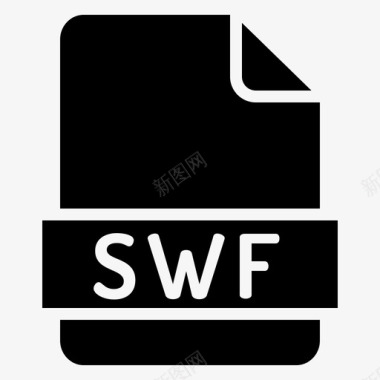 swf扩展名swf文件图标图标