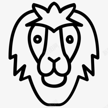 狮子座纹身纹身艺术纹身图标图标