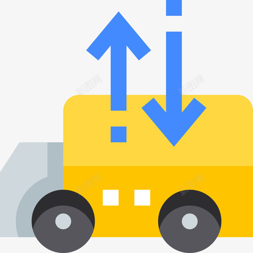 送货卡车运输和物流2扁平图标svg_新图网 https://ixintu.com 扁平 运输和物流2 送货卡车