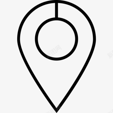 导航器gps地图pin图标图标