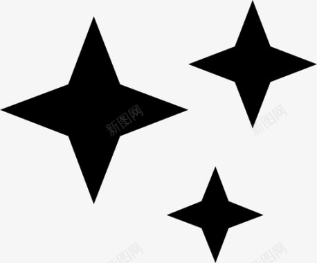 星星庆祝聚会图标图标