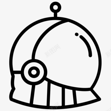 宇航员头盔宇航员斯卡凡德图标图标