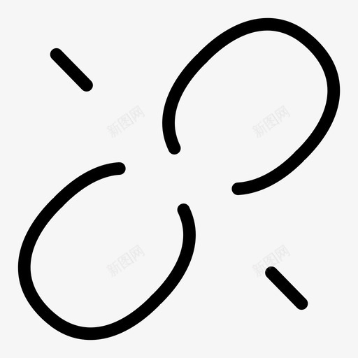 断链用户界面图标svg_新图网 https://ixintu.com 断链 用户界面