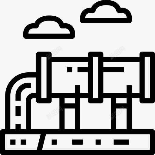 管道管道工7线性图标svg_新图网 https://ixintu.com 管道 管道工 线性