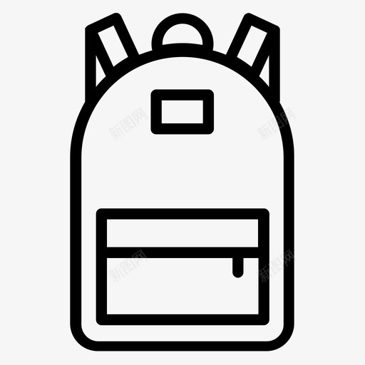 背包行李25个健身线图标svg_新图网 https://ixintu.com 25个 健身 图标 线图 背包 行李