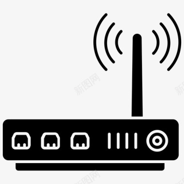 wifi路由器internet设备调制解调器图标图标
