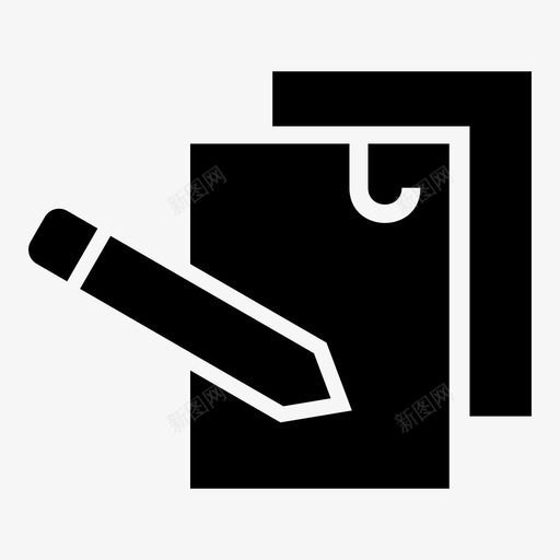 学生学习考试图标svg_新图网 https://ixintu.com 学习 学生 考试