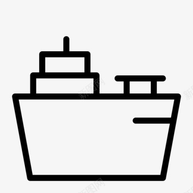 船舶公共交通运输图标图标