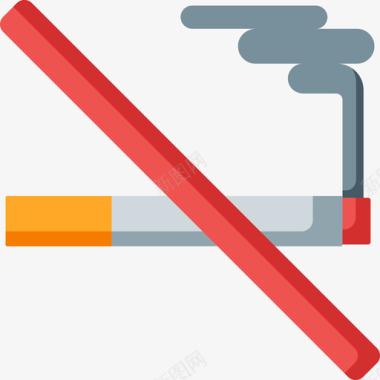 禁烟戒烟7平淡图标图标
