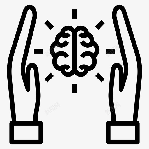 知识成就大脑图标svg_新图网 https://ixintu.com 塑造 大脑 头脑 成就 智力 知识