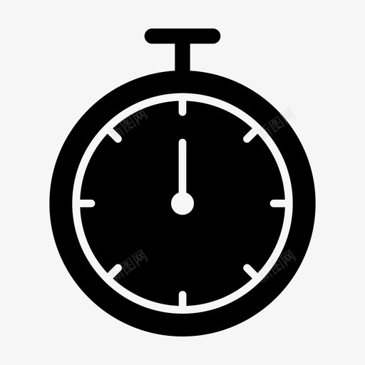 秒表截止日期持续时间图标svg_新图网 https://ixintu.com 学校设备字形 截止日期 持续时间 时间 秒表 计时器