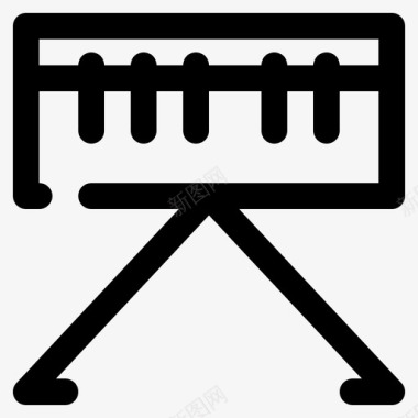 键盘娱乐旋律图标图标
