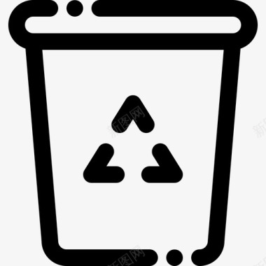 垃圾箱电器垃圾图标图标
