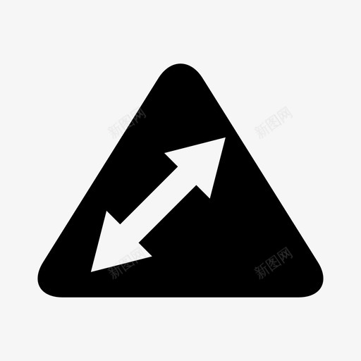 箭头方向展开图标svg_新图网 https://ixintu.com 三角形 展开 形状 方向 方式 箭头 连接